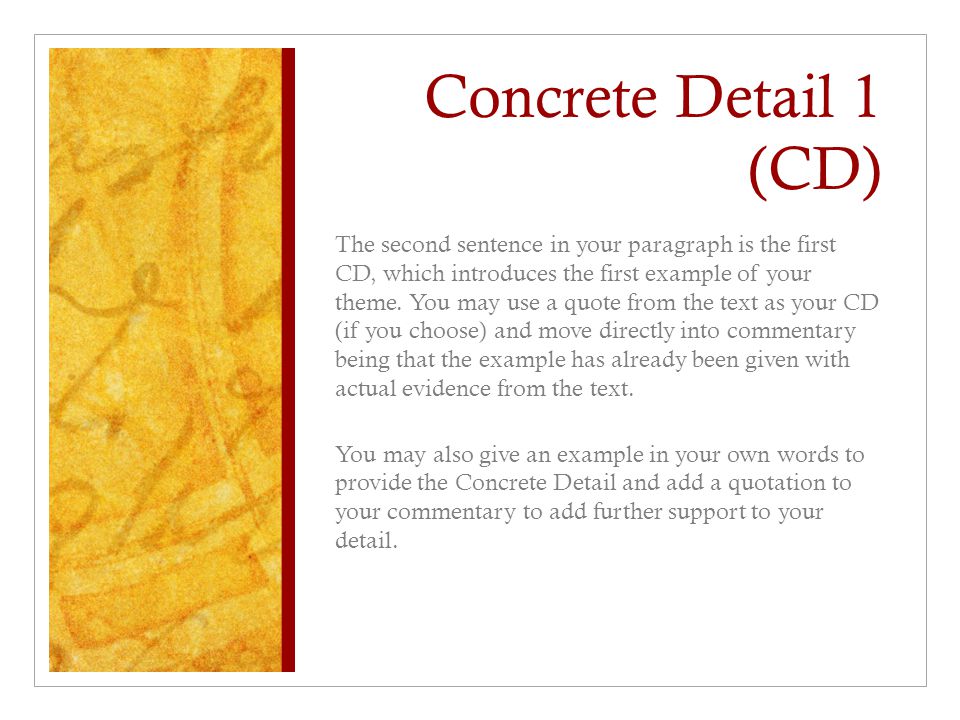 Concrete Detail 1 (CD)