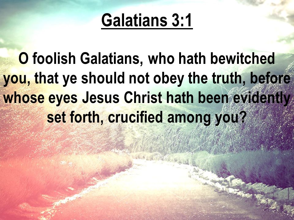 Galatians 3:1