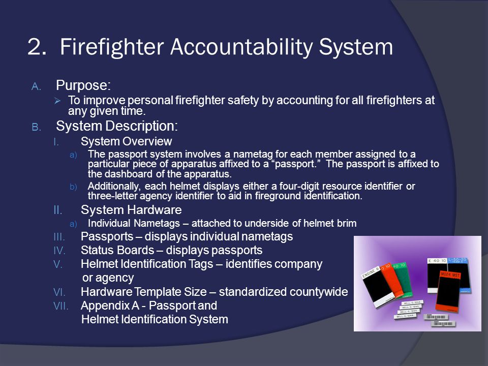 2. Firefighter Accountability System