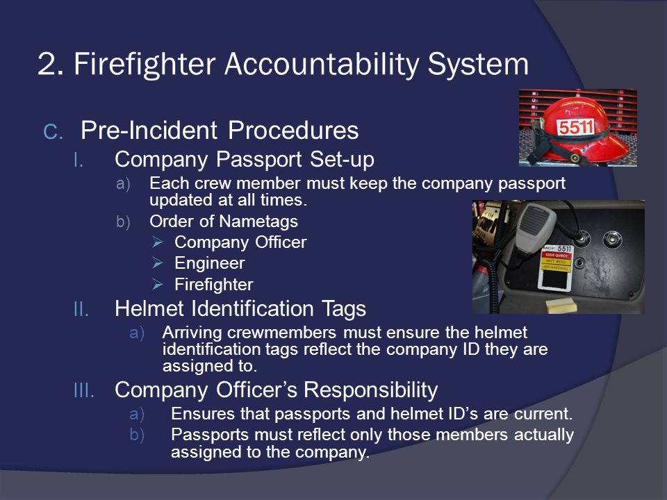 2. Firefighter Accountability System