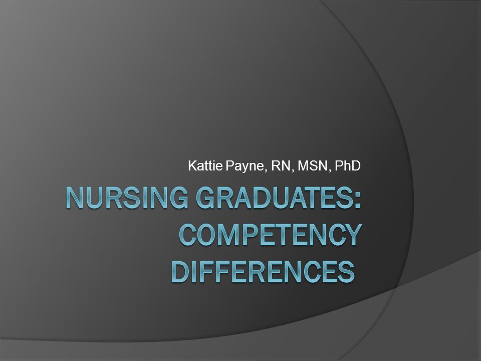 Nursing Graduates: Competency Differences