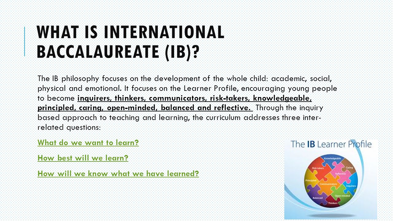 What is International Baccalaureate (IB)