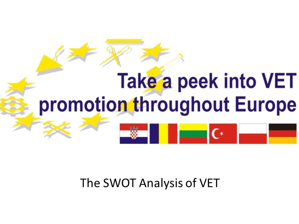 The SWOT Analysis of VET