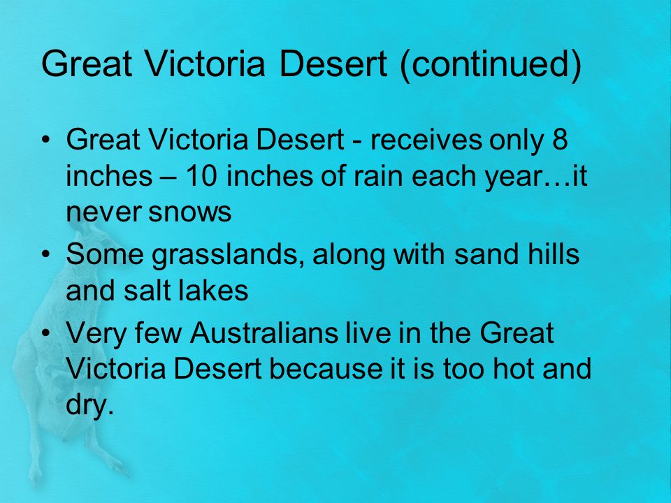 Great Victoria Desert (continued)