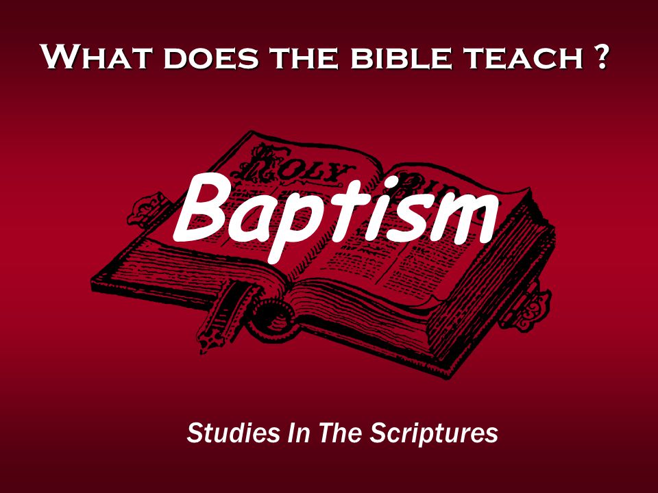 What does the bible teach