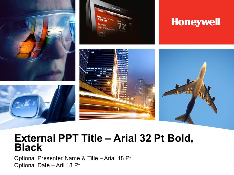External PPT Title – Arial 32 Pt Bold, Black