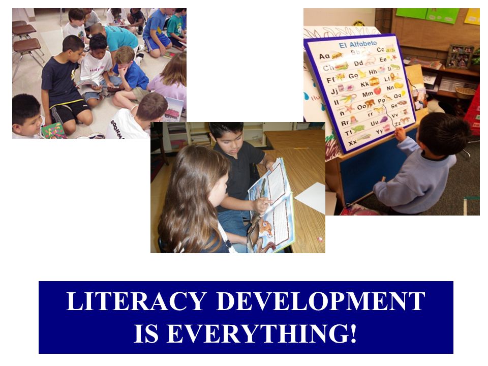 Literacy Development is everything!