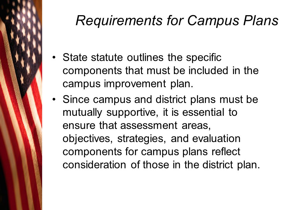 Requirements for Campus Plans