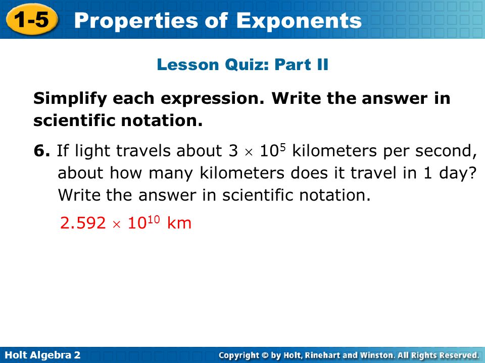 Simplify each expression. Write the answer in scientific notation.
