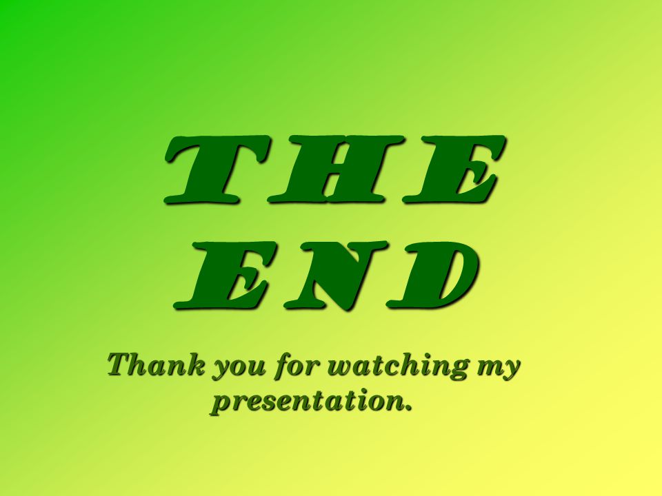 Thank you for watching my presentation.