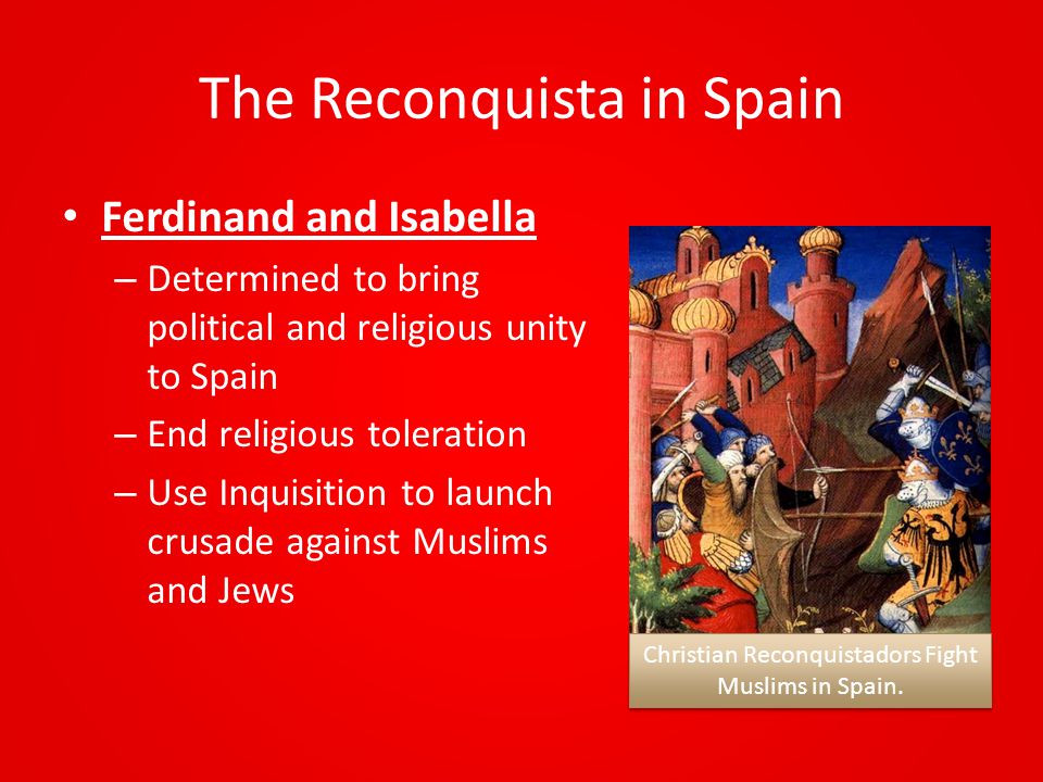 The Reconquista in Spain