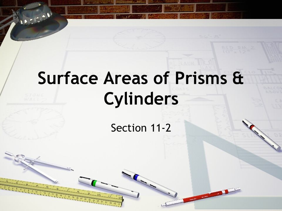 Surface Areas of Prisms & Cylinders