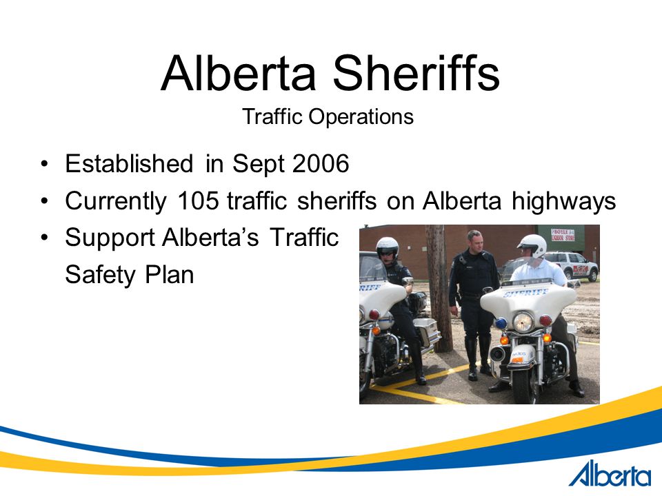 Alberta Sheriffs Established in Sept 2006