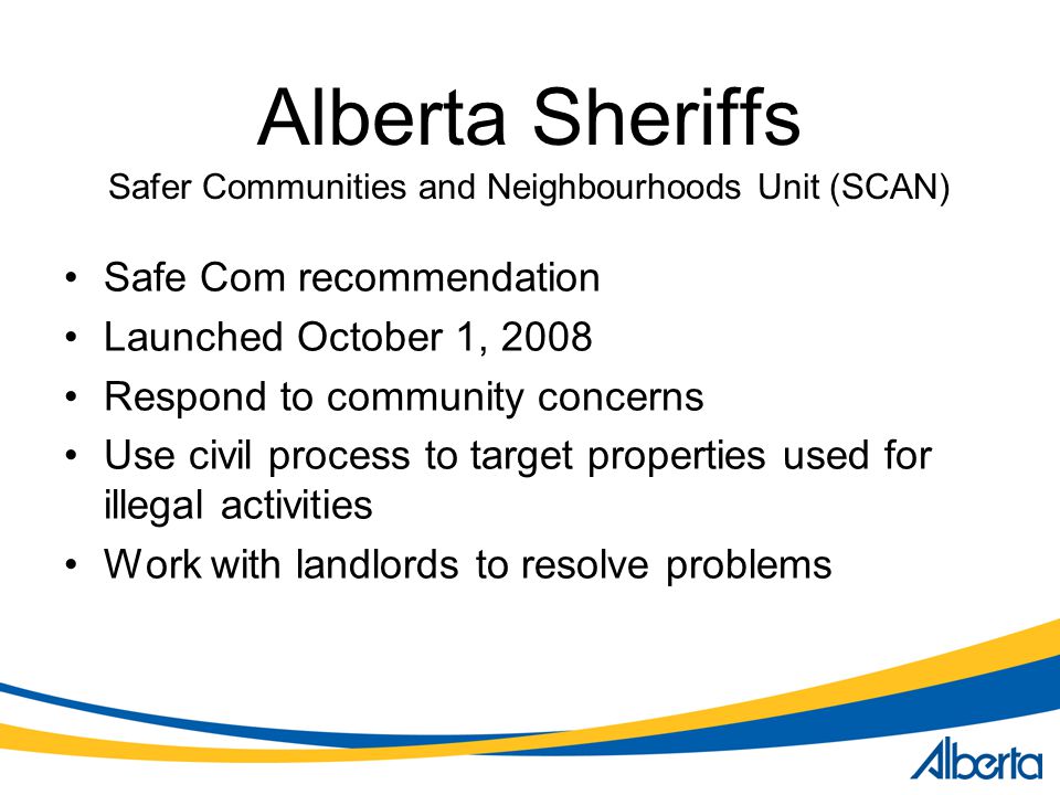 Safer Communities and Neighbourhoods Unit (SCAN)
