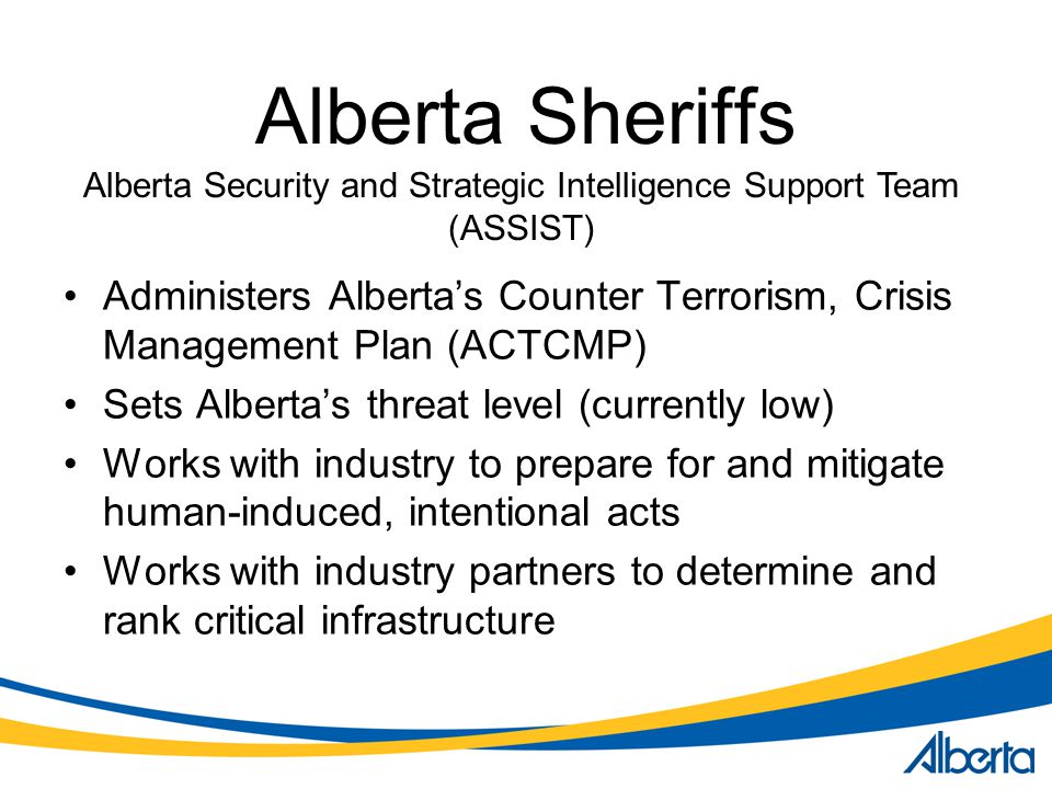 Alberta Security and Strategic Intelligence Support Team (ASSIST)