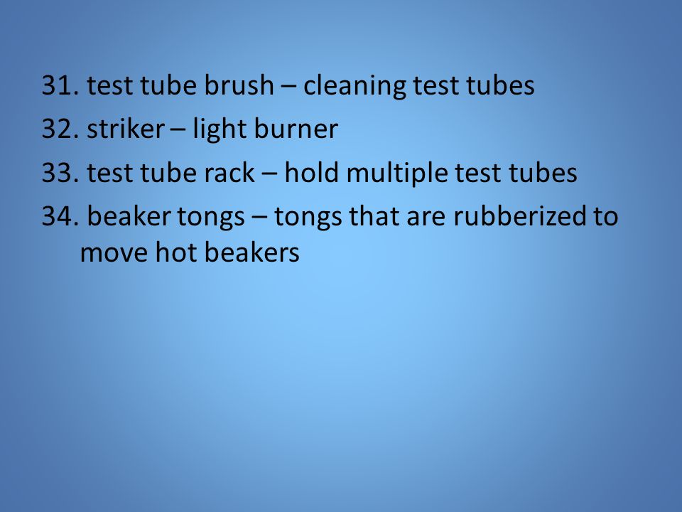 test tube brush – cleaning test tubes