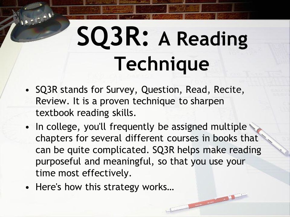 sq3r reading technique