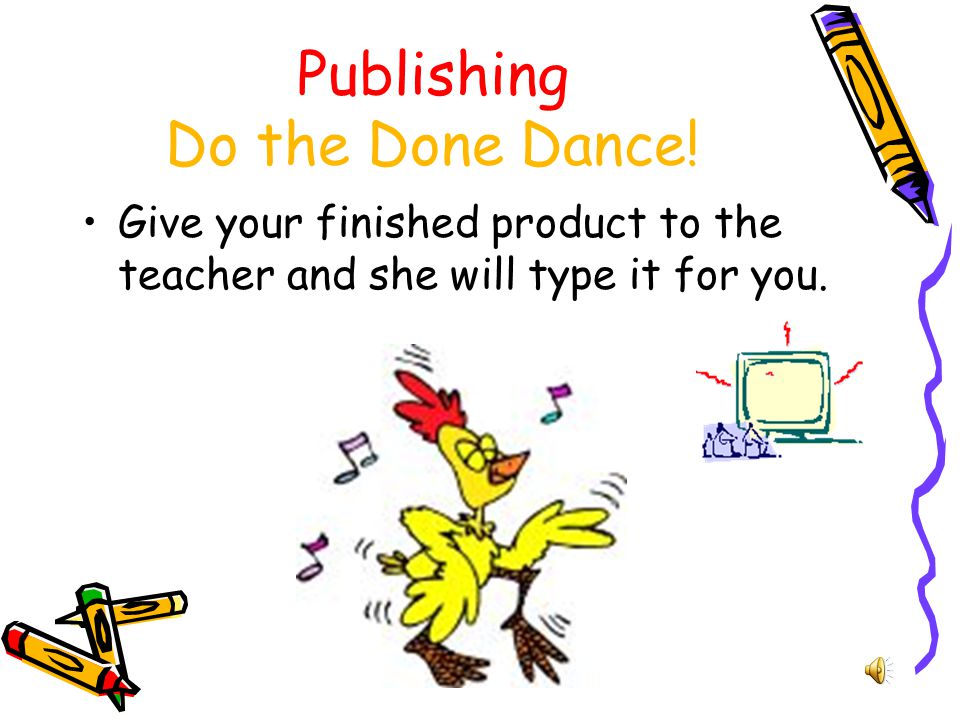 Publishing Do the Done Dance!