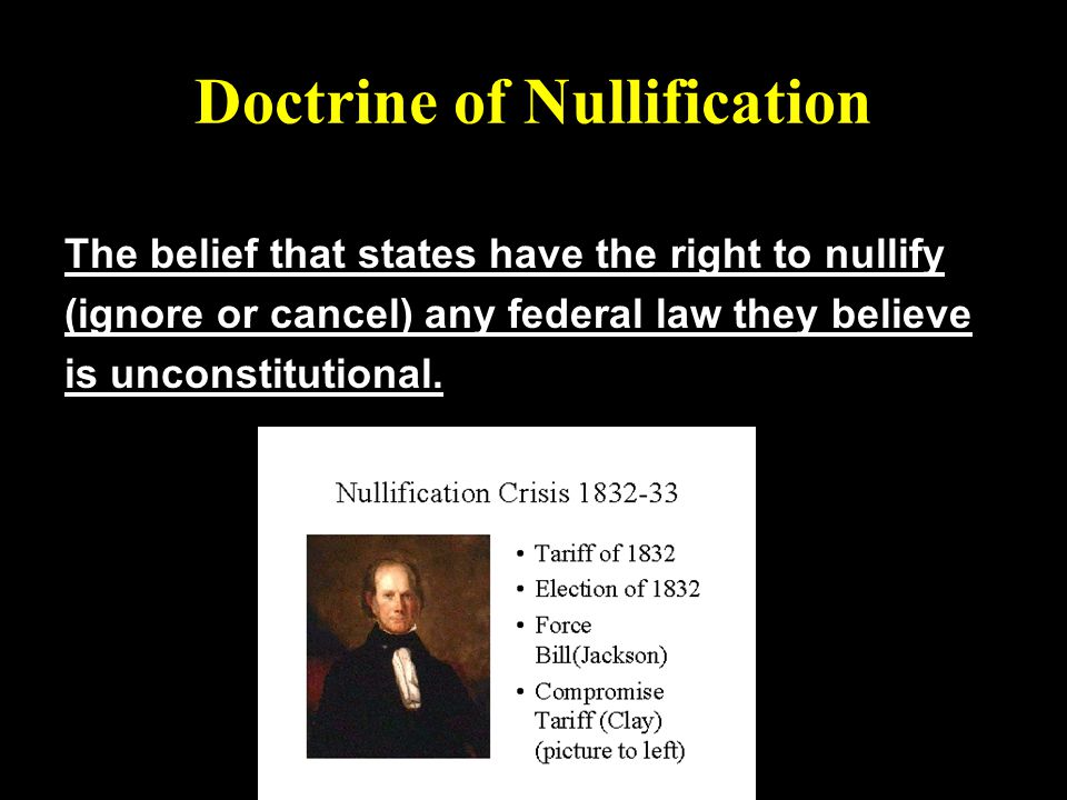 Doctrine of Nullification