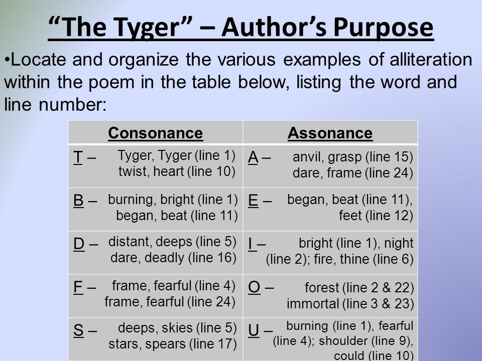 literary device: alliteration