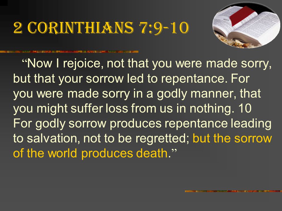2 Corinthians 7:9-10