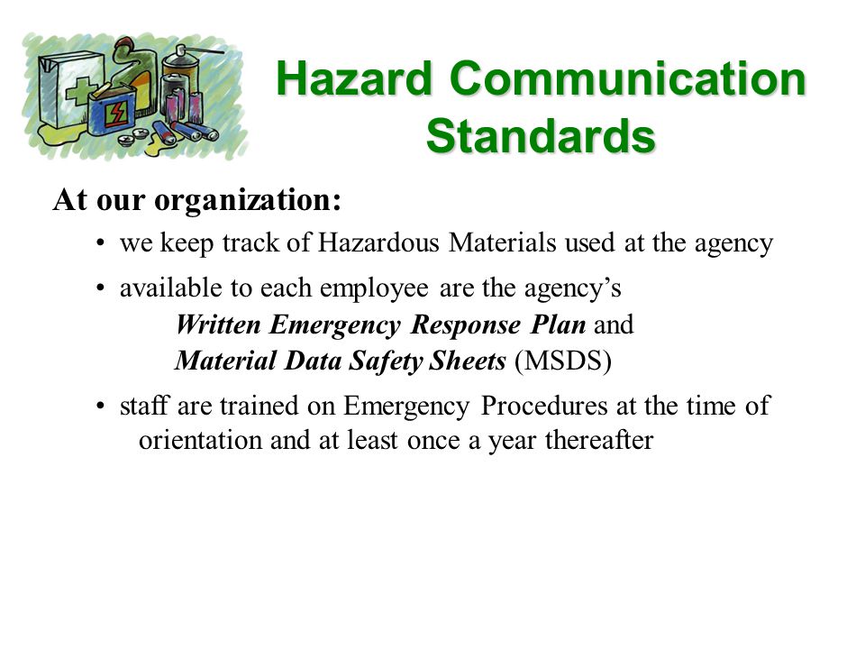 Hazard Communication Standards