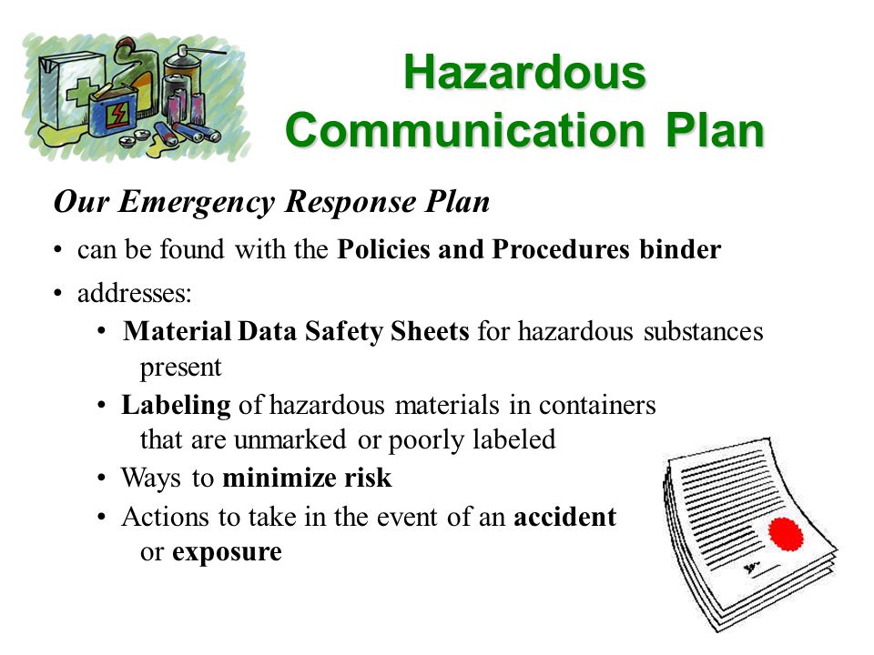 Hazardous Communication Plan