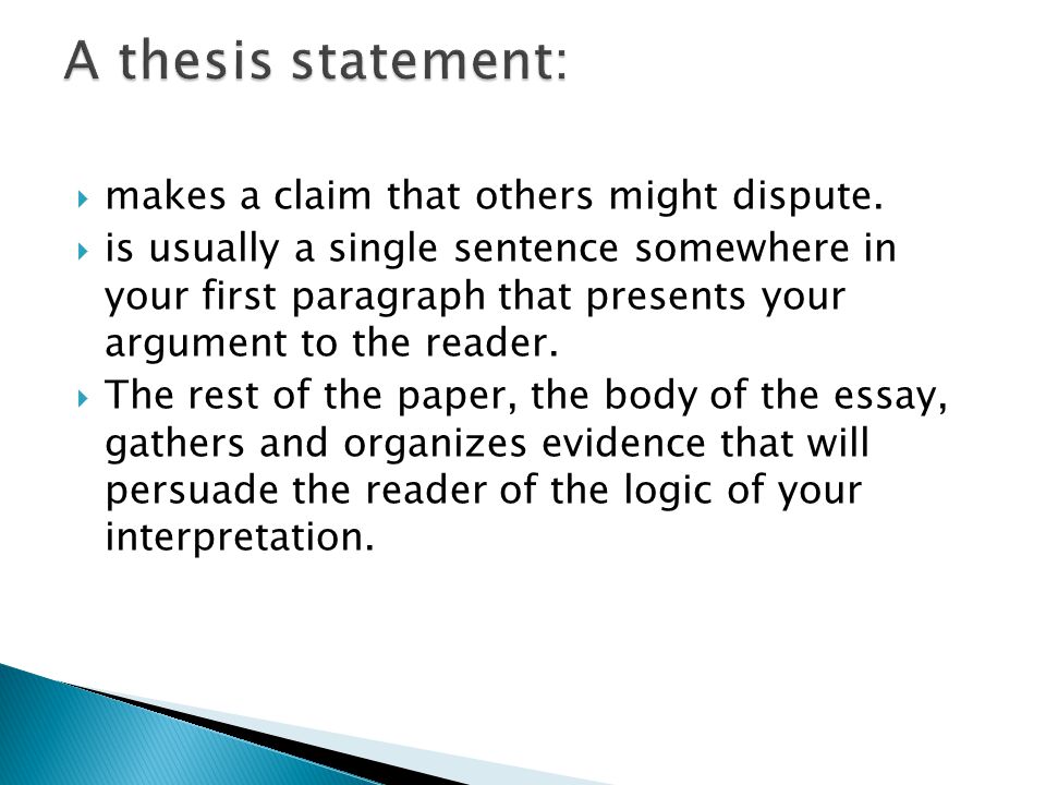 a good thesis statement for an english essay a good thesis statement for an english essay