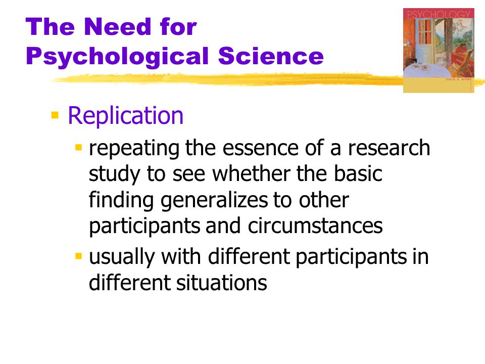 The Need for Psychological Science