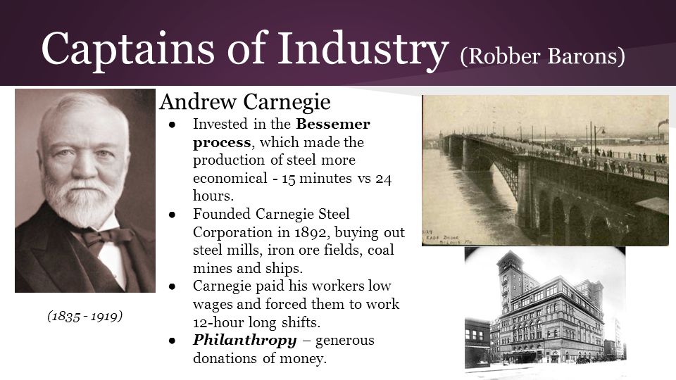 Captains of Industry (Robber Barons)