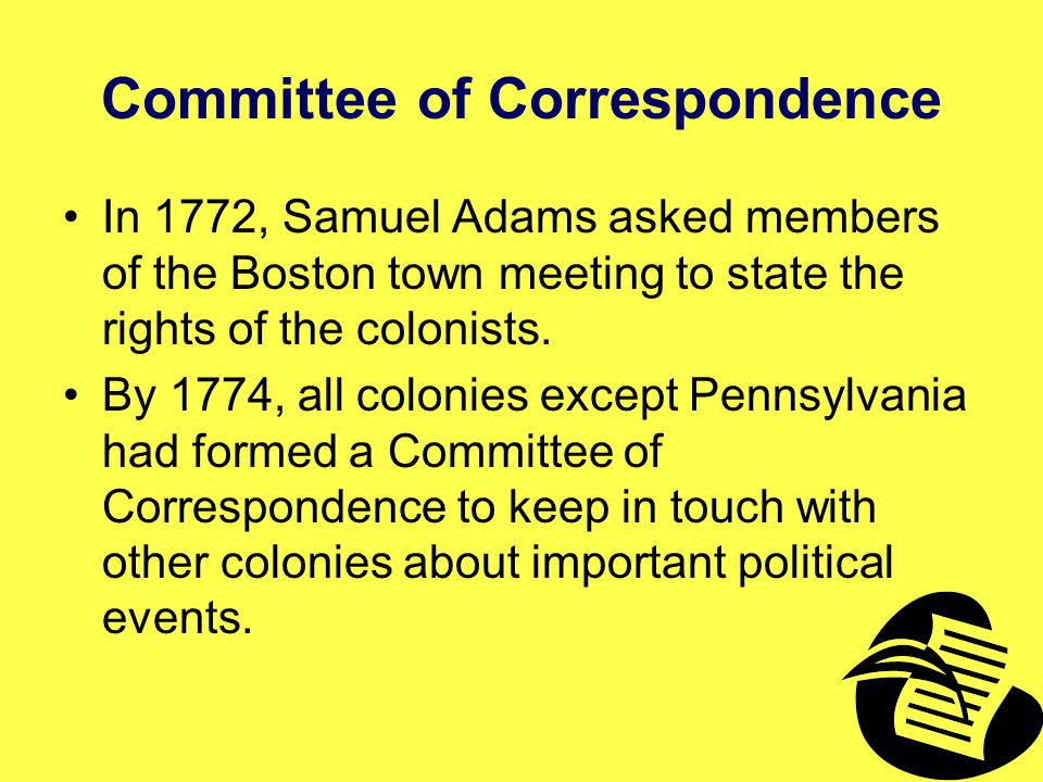 Committee of Correspondence