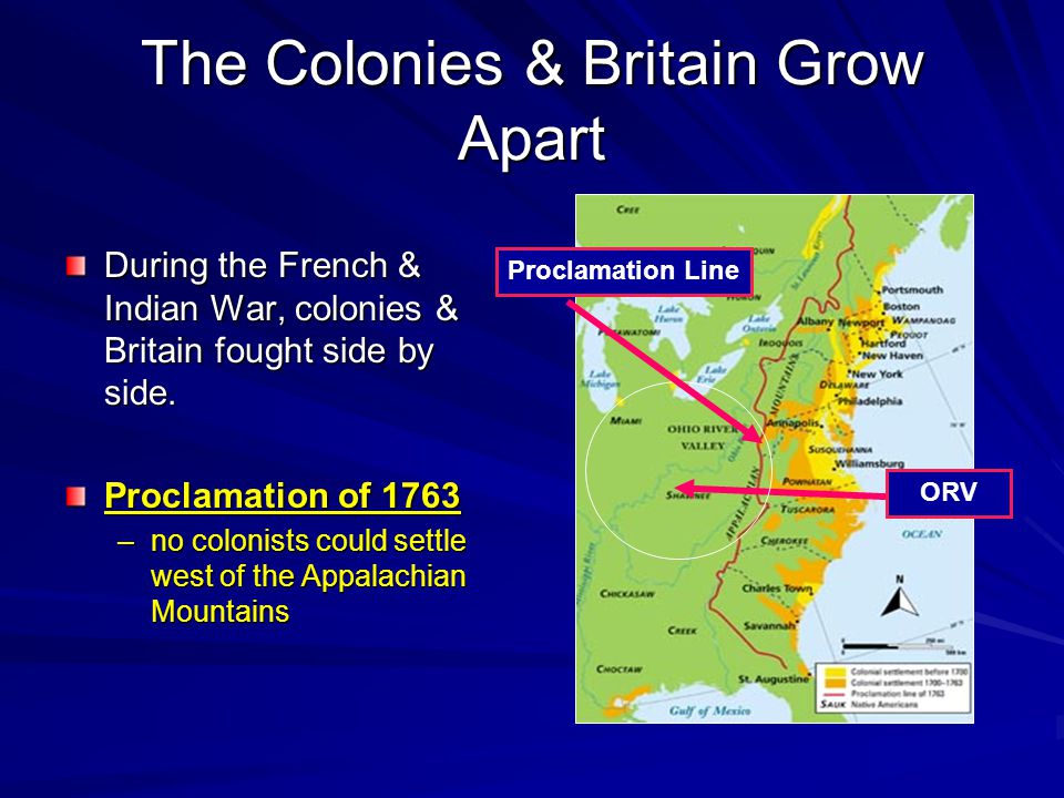 The Colonies & Britain Grow Apart