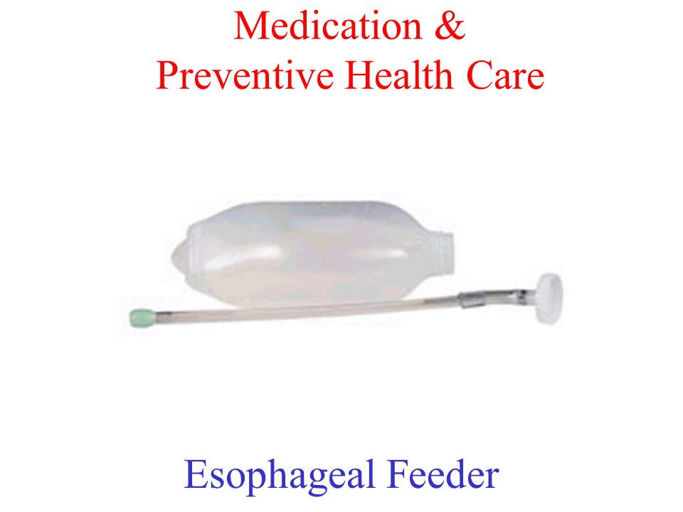 Medication & Preventive Health Care