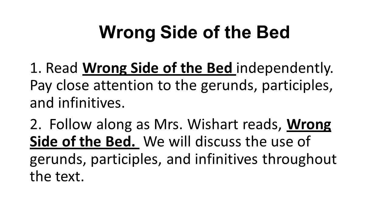Wrong Side of the Bed