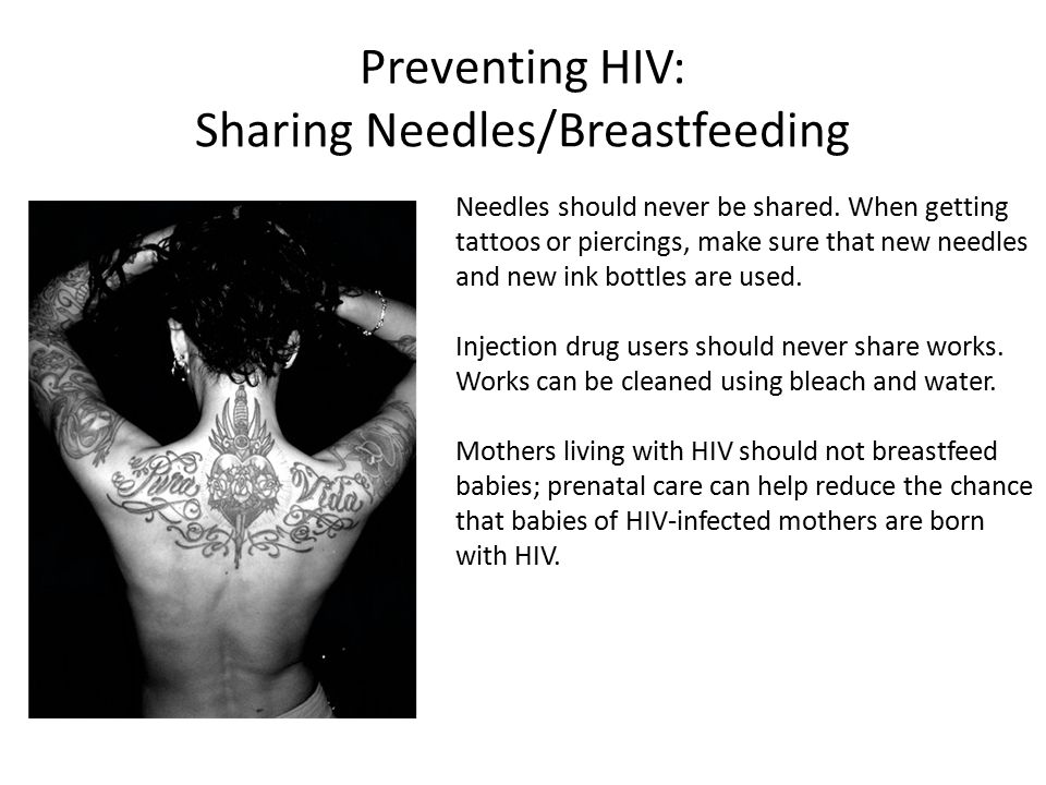 Preventing HIV: Sharing Needles/Breastfeeding
