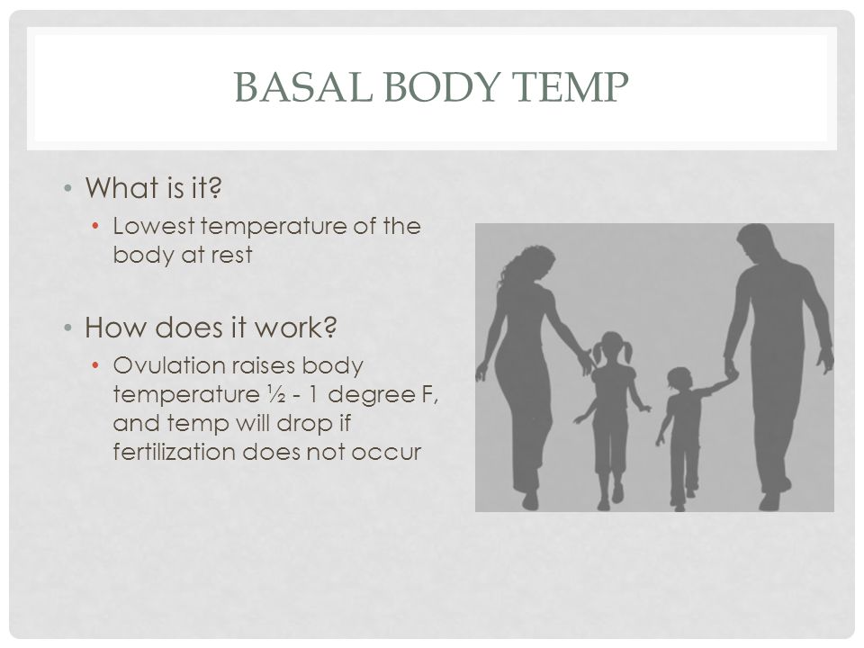 Basal body temp What is it How does it work