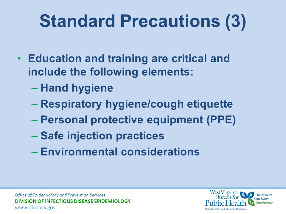 Standard Precautions (3)
