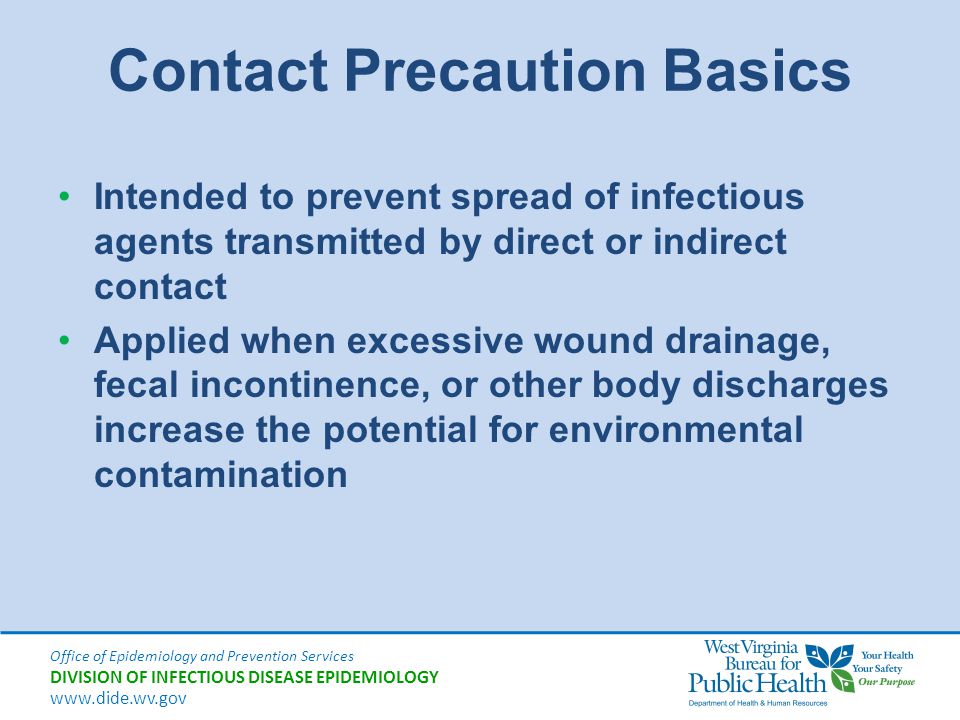 Contact Precaution Basics