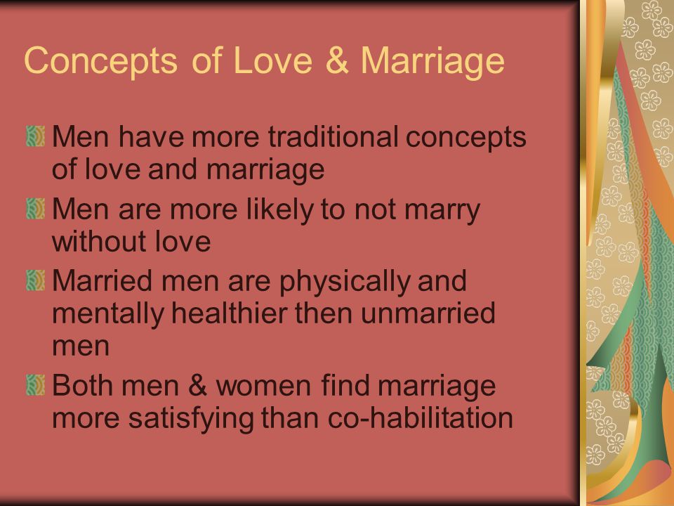 Concepts of Love & Marriage