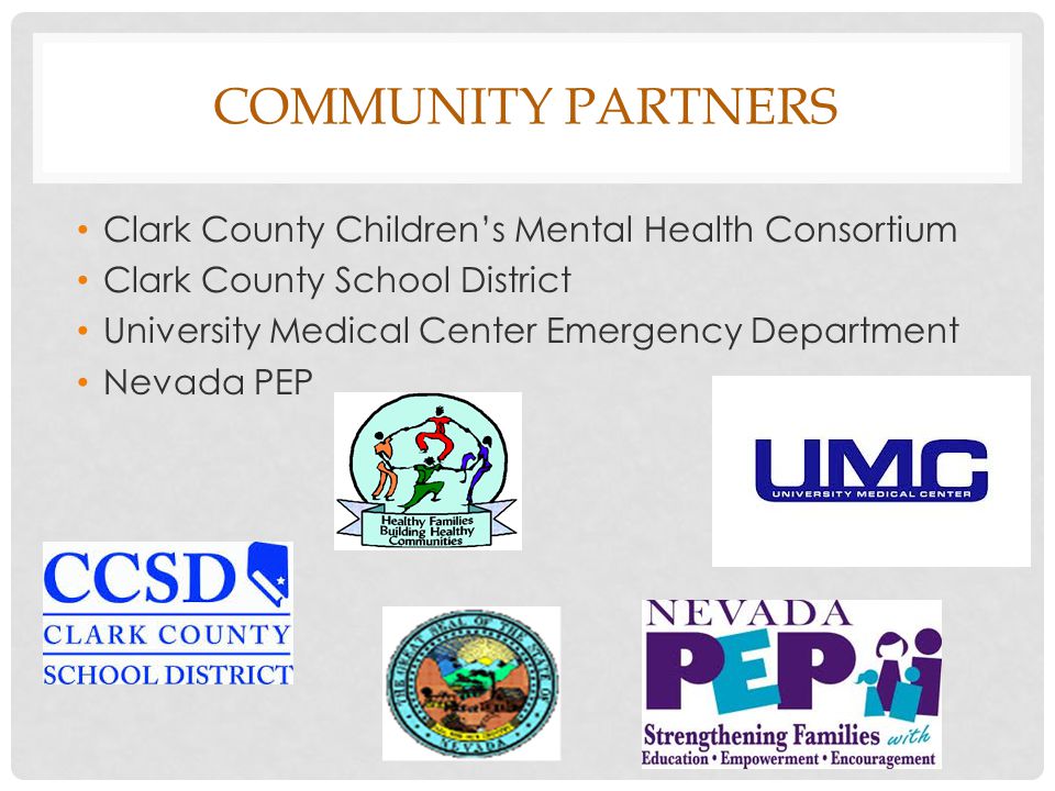 Community Partners Clark County Children’s Mental Health Consortium