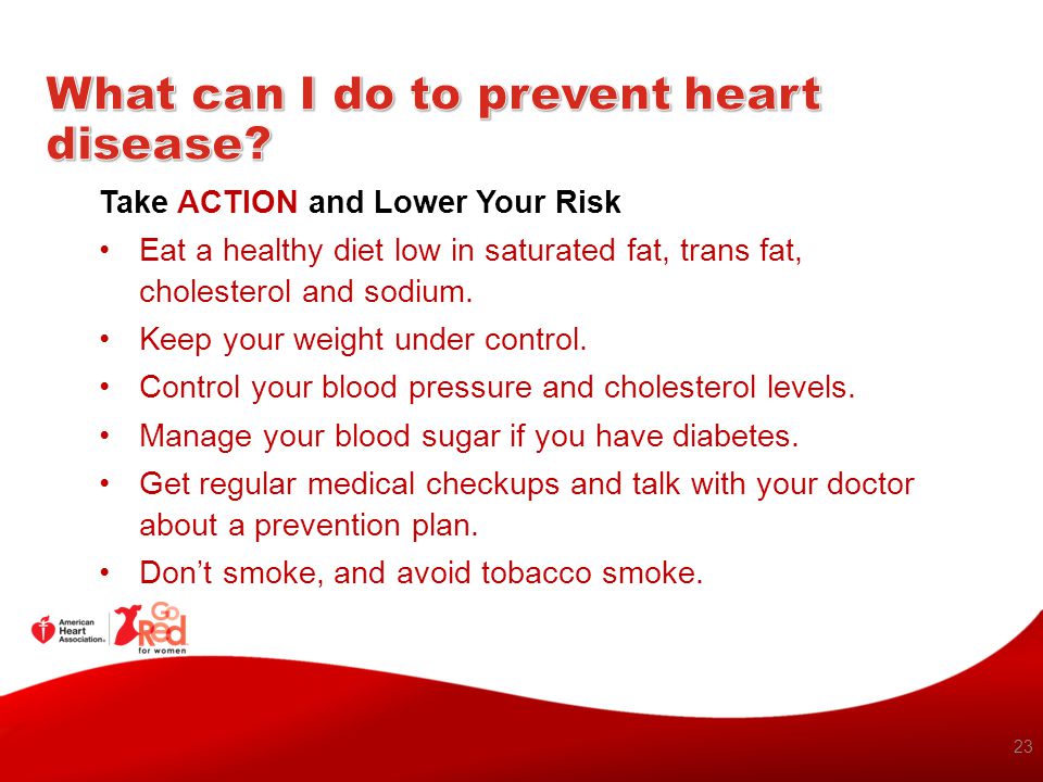 What can I do to prevent heart disease