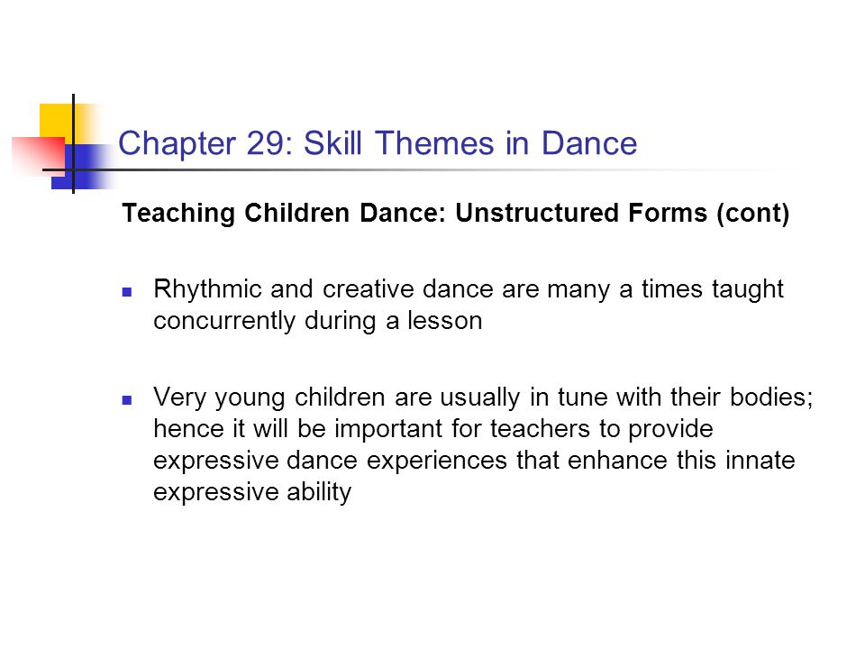 Chapter 29: Skill Themes in Dance