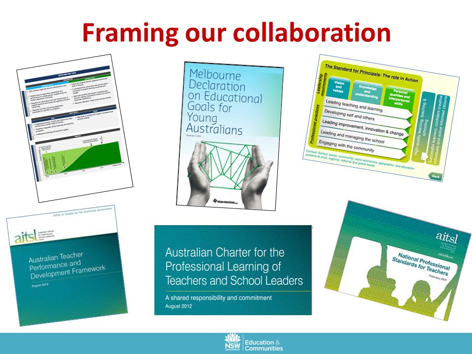 Framing our collaboration