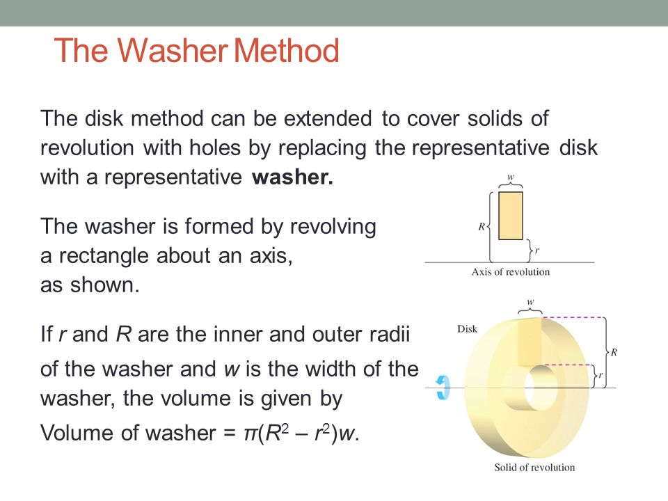The Washer Method