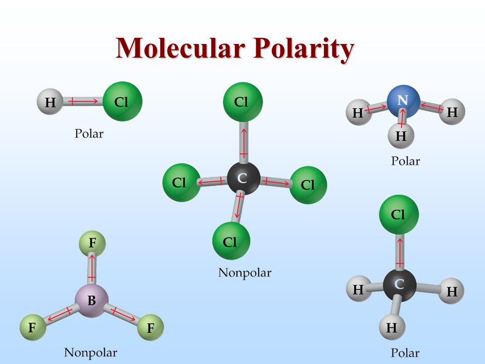 molecular polarity of h2o in water, the molecule is not linear