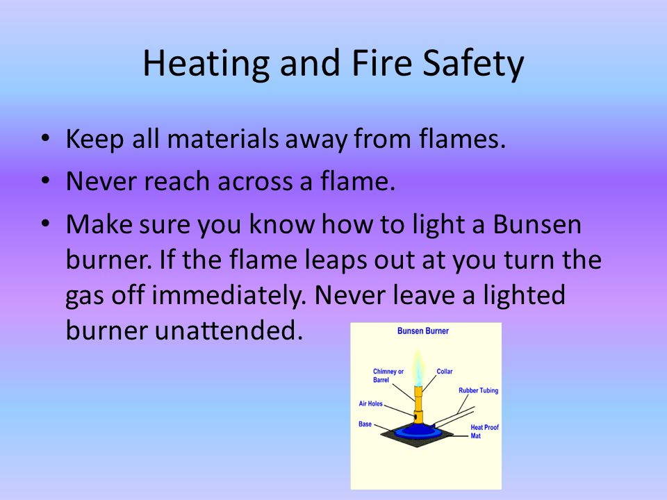 Heating and Fire Safety