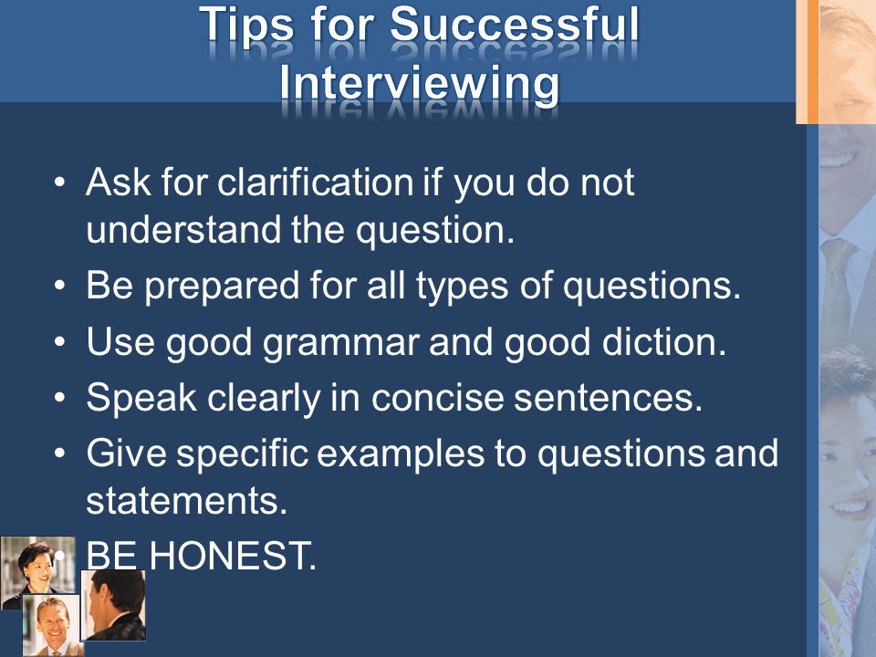 Tips for Successful Interviewing