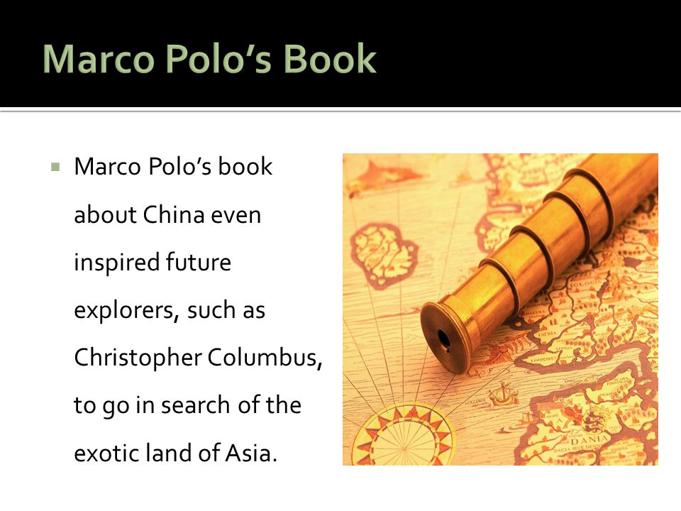 Marco Polo’s Book