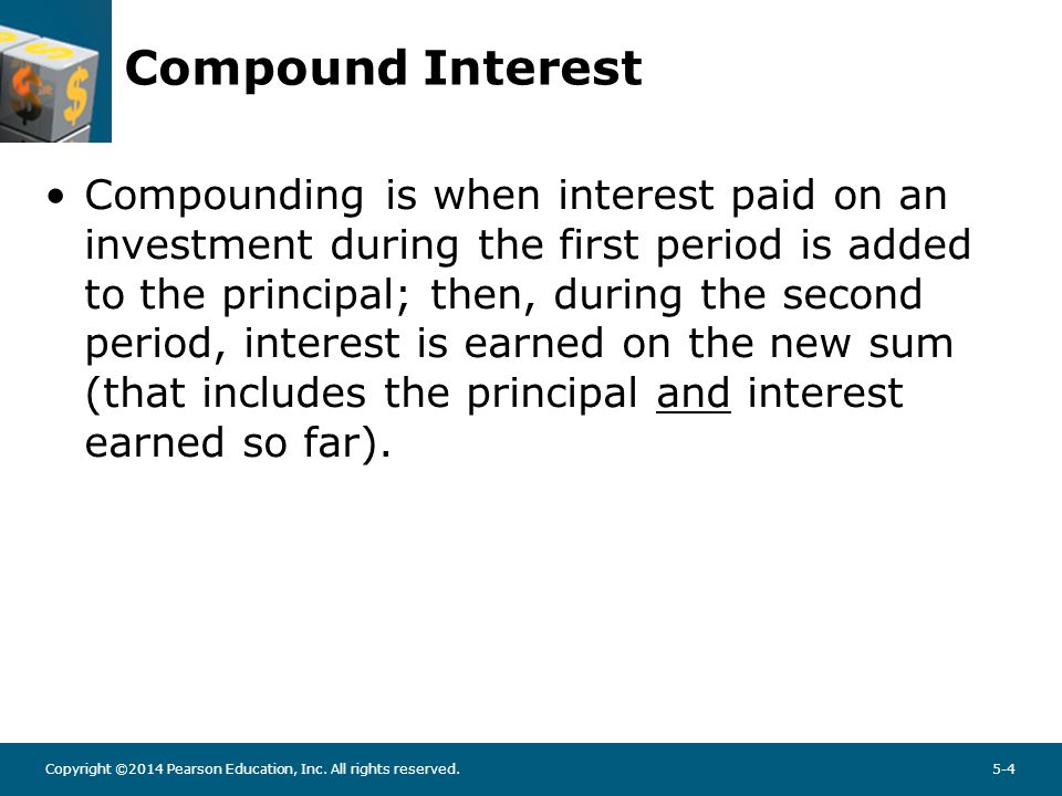 Compound Interest Example: Compute compound interest on $100 invested at 6% for three years with annual compounding.