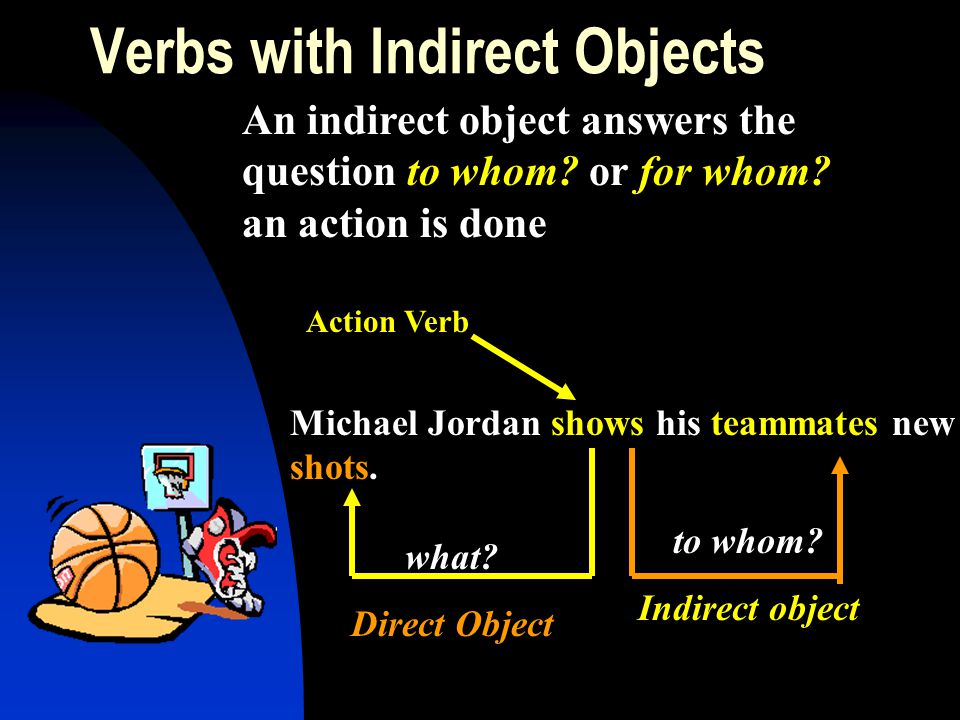 Verbs with Indirect Objects